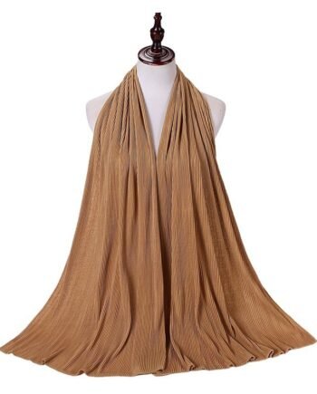 Soft Cotton Jersey Blush Brown Scarf